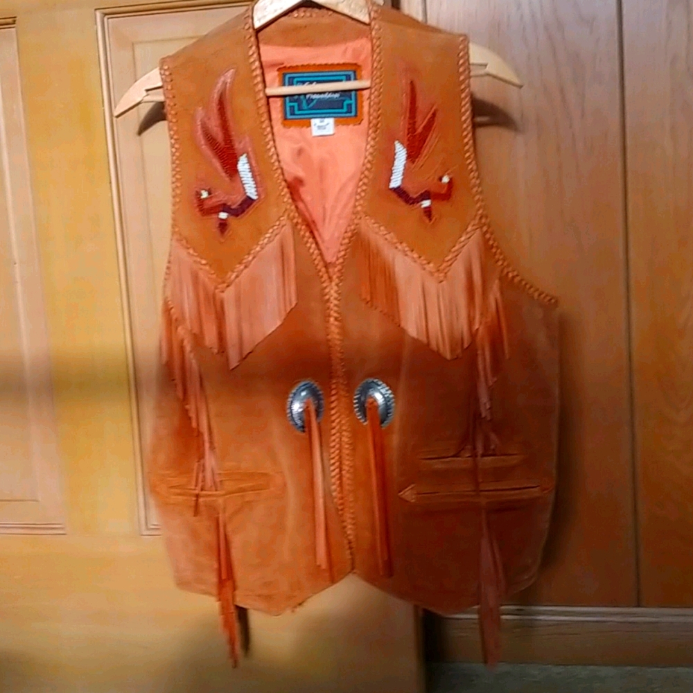 Suede vest